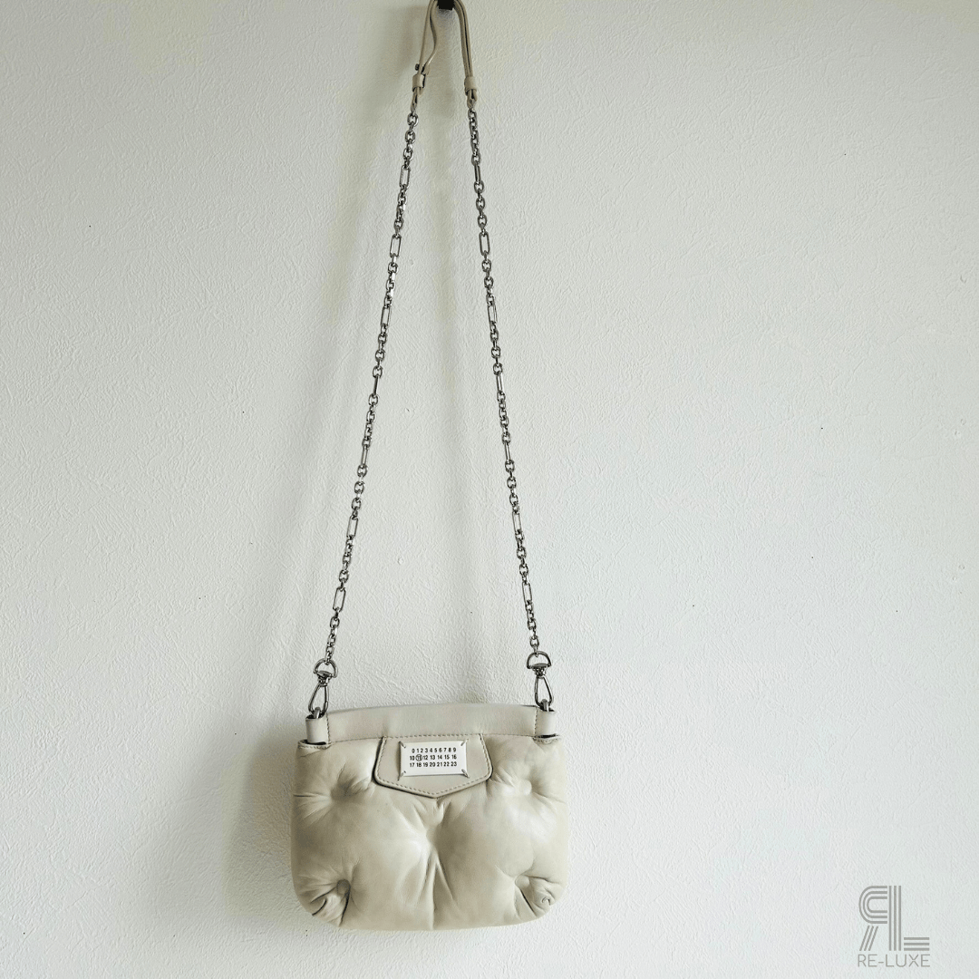状態良好✦Maison Margiela グラムスラム ミニ オフホワイト Maison Margiela グラムスラム ミニ オフホワイト | Re-Luxe
