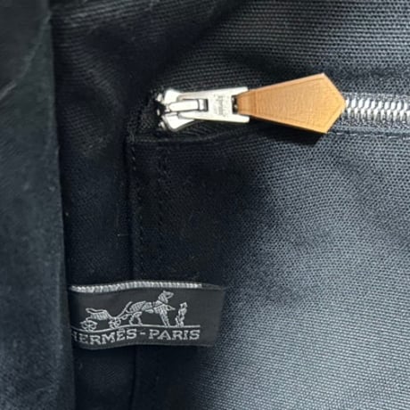 HERMES エルメス フールトゥ PM「 BLACK×グレー 」トートバッグ_E241225-95
