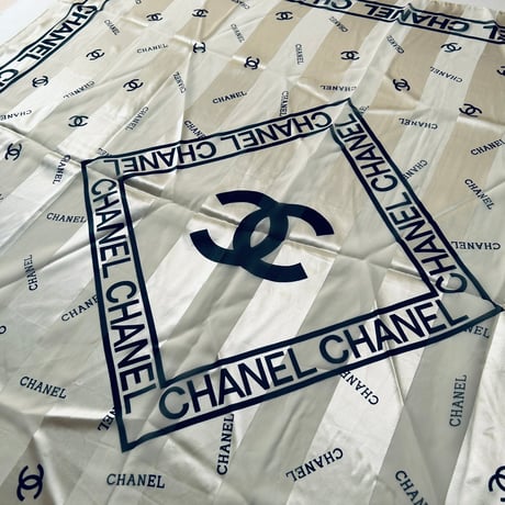 CHANEL シャネル ココマーク スカーフ シースルー_M250124-101