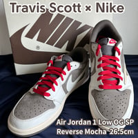 Travis Scott × Nike Air Jordan 1 Low OG SP "Reverse Mocha" 26.5cm
