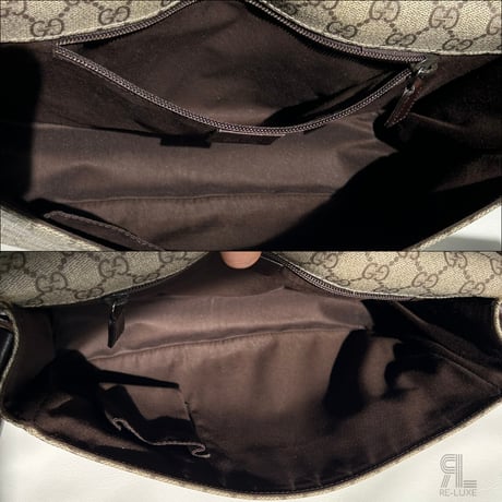 GUCCI GGスプリーム シェリーライン メッセンジャーバッグ