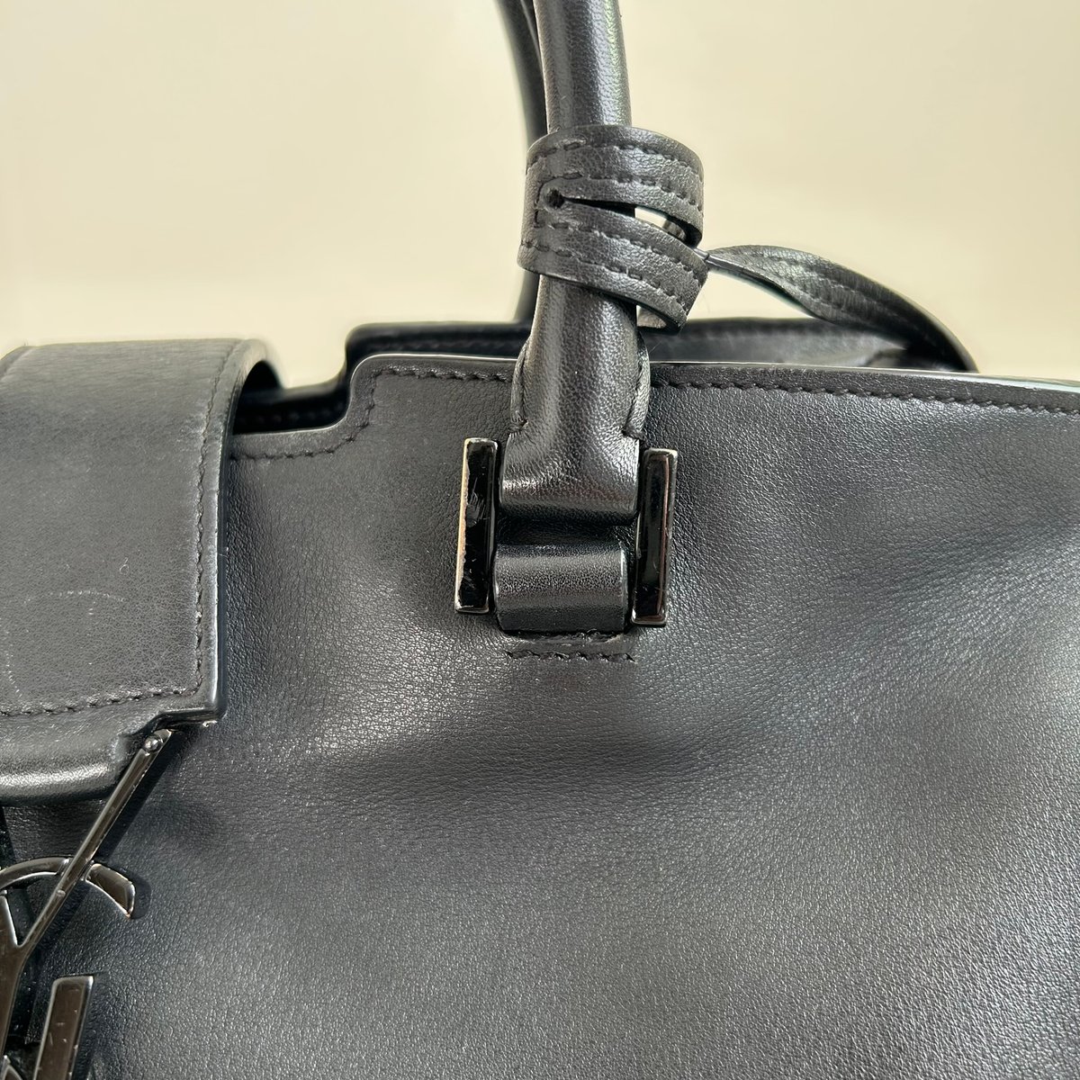SAINT LAURENT サンローラン ベイビーカバス2WAY ハンドバッグ