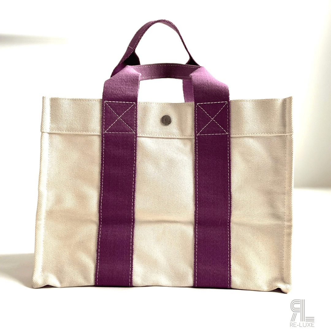 専用HERMES エルメス ボラボラPM パープル HERMES ボラボラ PM オフホワイト×パープル | Re-Luxe