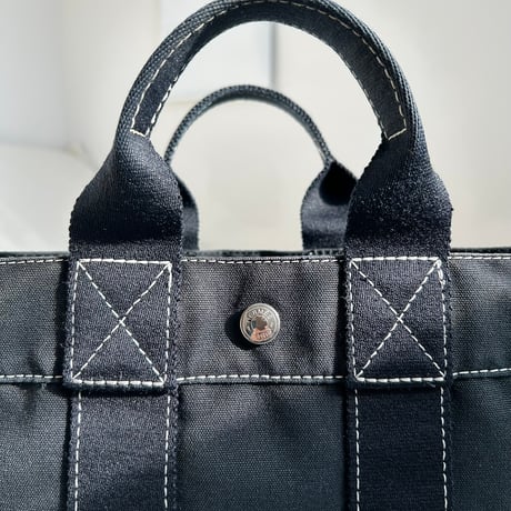 HERMES エルメス フールトゥ PM BLACK 黒 トートバッグ_E250205-106