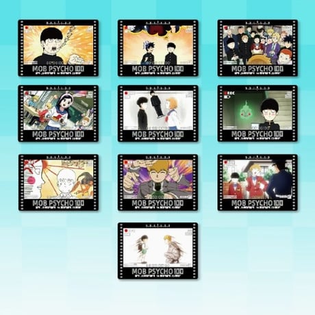 モブサイコ100II  Ｂ5クリア下敷きA Ｂ C D 全種セット モブサイコ100II B5クリア下敷きA B C D 全種セット 2025年