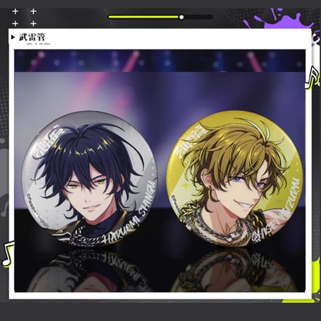 ParadoxLive パラライ 缶バッジ RtL 辰宮 晴臣 武雷管 ParadoxLive