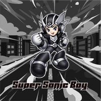 Super Sonic Boy ステッカー