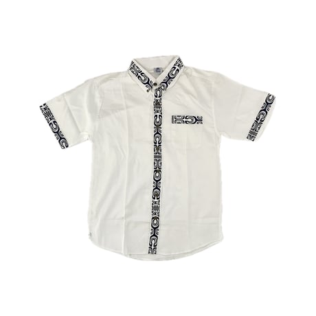 コットンタヒチアンシャツ -White