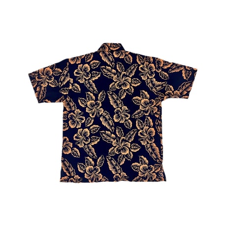 タヒチアンシャツ -Navy×Orange