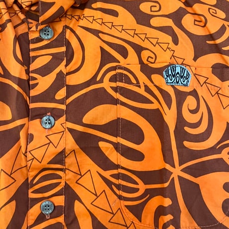 コットンタヒチアンシャツ -Orange