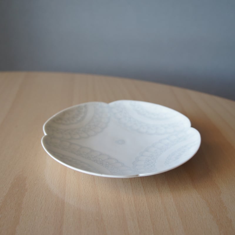 輪花銘々皿 | yui.aizawa ceramic store