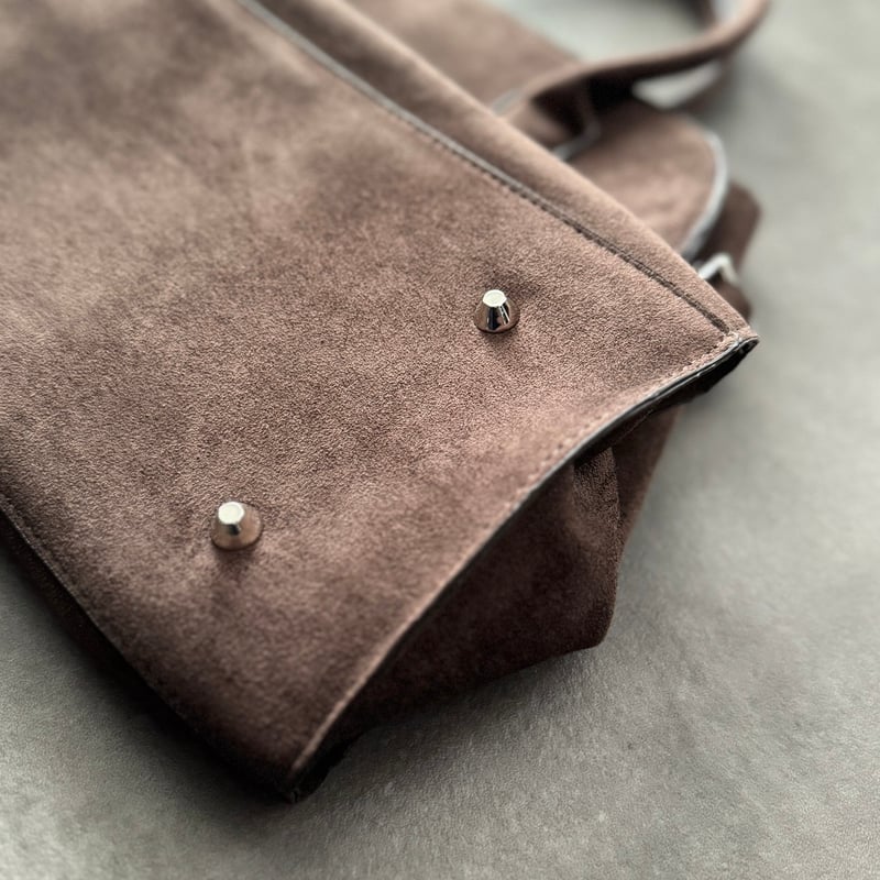 suede boston bag | mimi