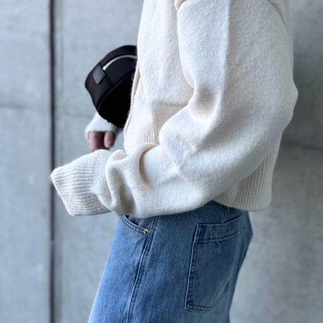 short knit cardigan