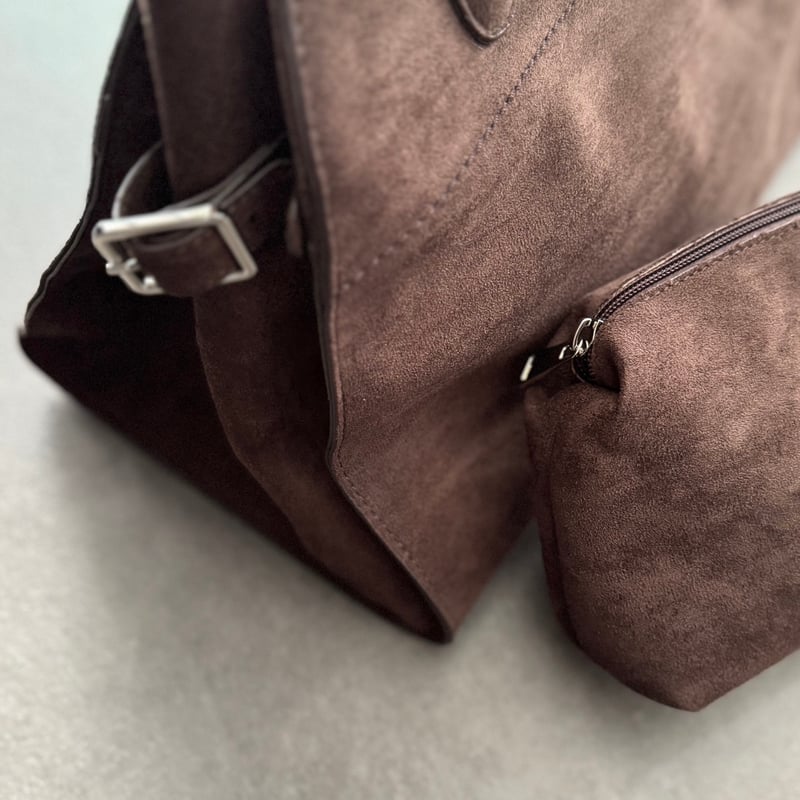 suede boston bag | mimi