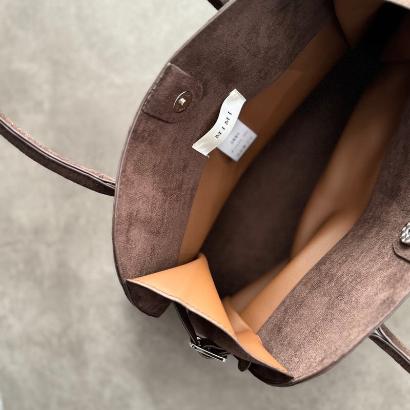 suede boston bag | mimi