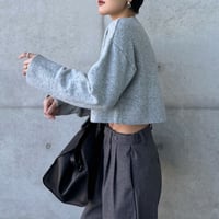 crew neck compact knit