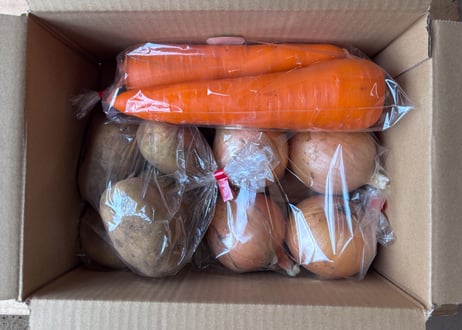 【金賞アロマレッド入り】栽培期間中：農薬・化学肥料不使用　カレー・シチュー野菜セット