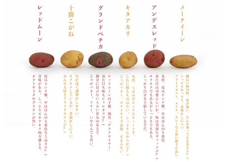 栽培期間中：農薬・化学肥料不使用のジャガイモ（レッドムーン）