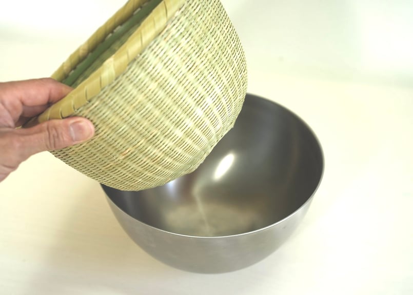 米研ぎ笊 / 5合用 | 伍竹庵
