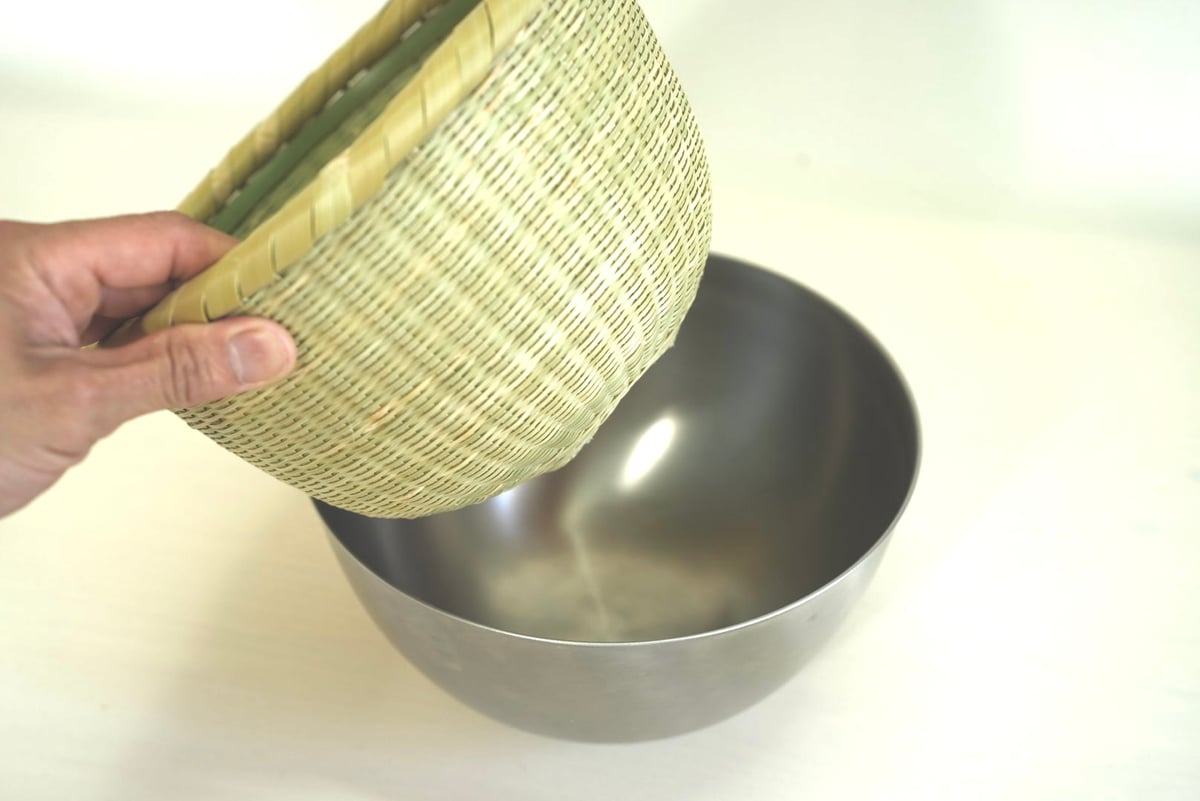 米研ぎ笊 / 5合用 | 伍竹庵