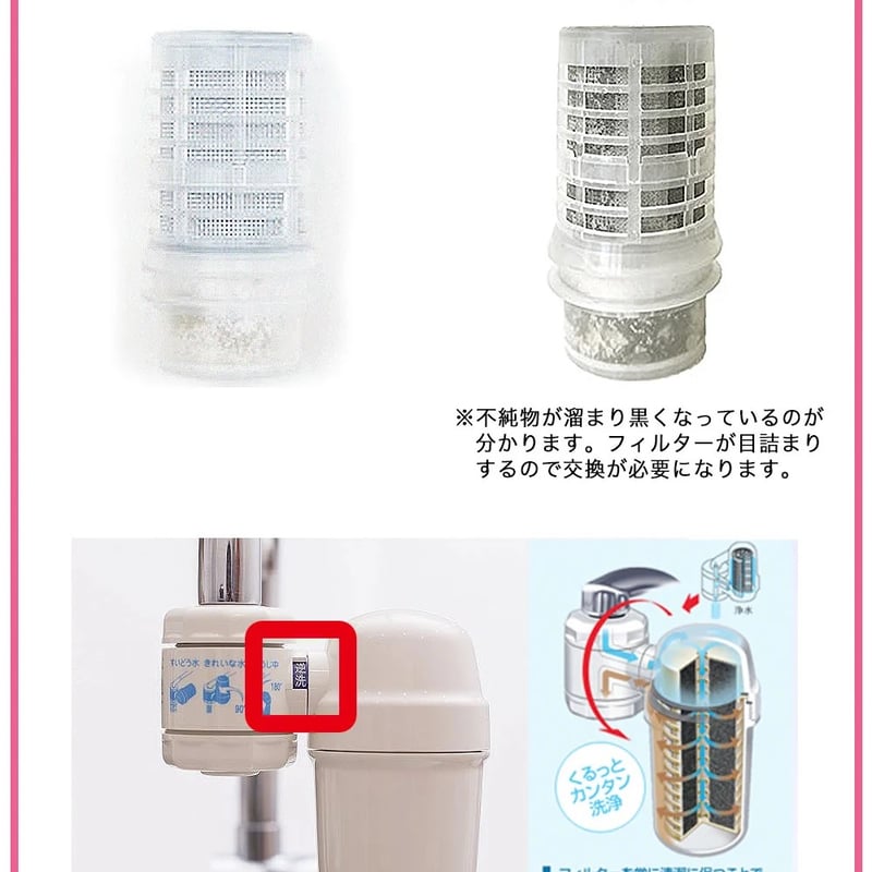 ガイアの水135蛇口用浄水器 ¥20,460 | RILAMOGI 温活サロン