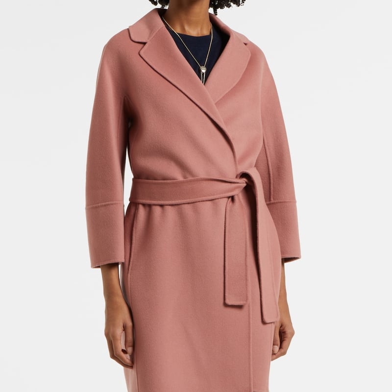 【極美品】マックスマーラ クチートアマーノ ダブルフェイス コート ピンク S 極美品‼️【マックスマーラ】希少44サイズ ライトブルークチート