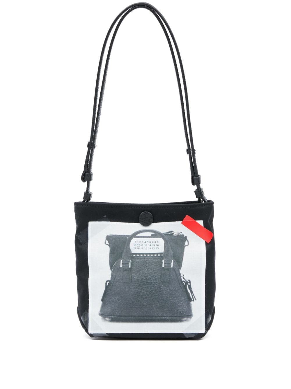 美品 メゾンマルジェラ Maison Margiela TROMPE L'IL 5AC BABY トロンプルイユ5ACプリントキャンバスショルダーバッグ┃【2400014573541】 美品 メゾンマルジェラ Maison Margiela TROMPE L´IL 5AC BABY
