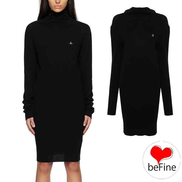 Vivienne Westwood ニットワンピ オーブ ワンポイント刺繍【海外