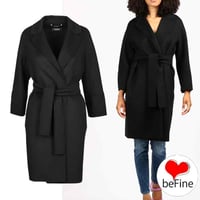 S MAX MARA ARONA ダブルフェイス ウールコート ベルトコート