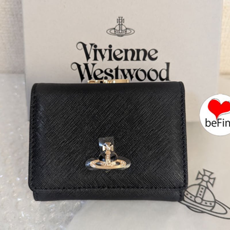 レア品】Vivienne Westwood ディアマンテ ハート オーブ 三つ折り財布