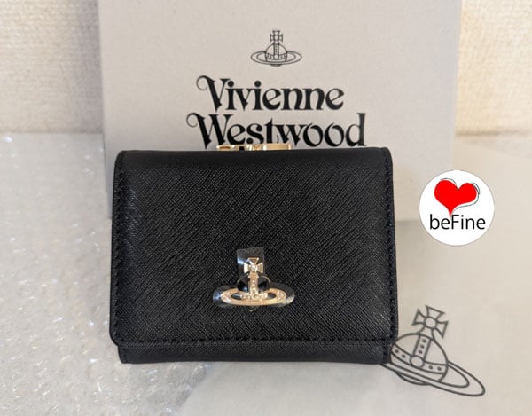 レア品】Vivienne Westwood ディアマンテ ハート オーブ 三つ折り財布