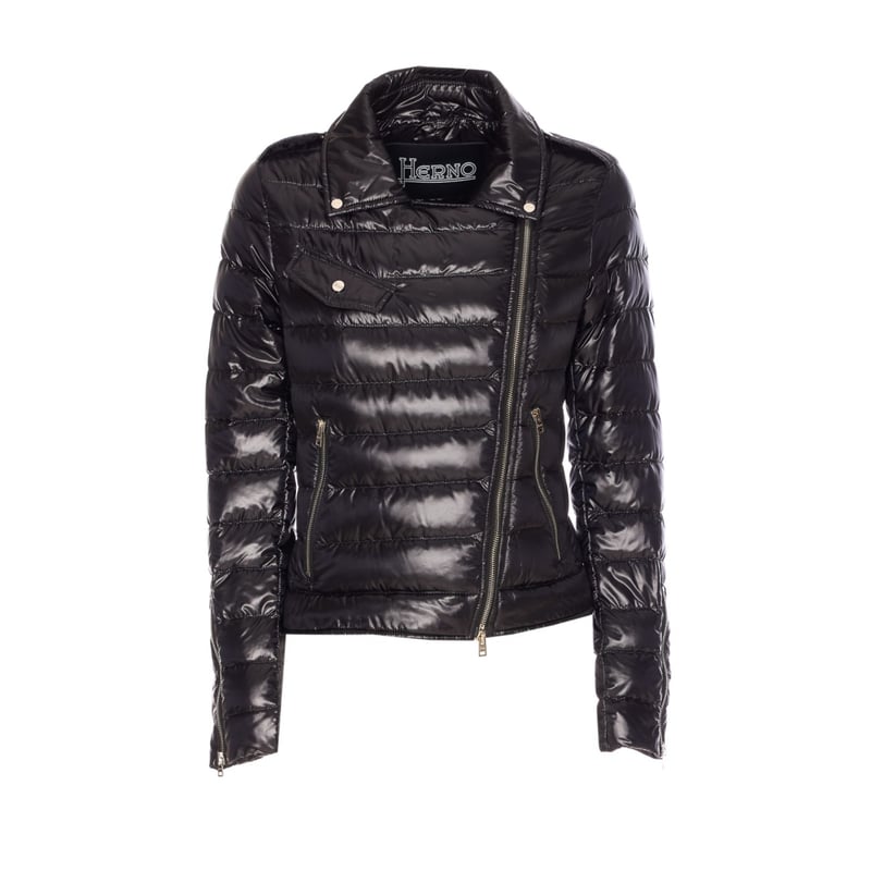 HERNO ライダースジャケット HERNO ライダースジャケット ダウンジャケット ウルトラライト