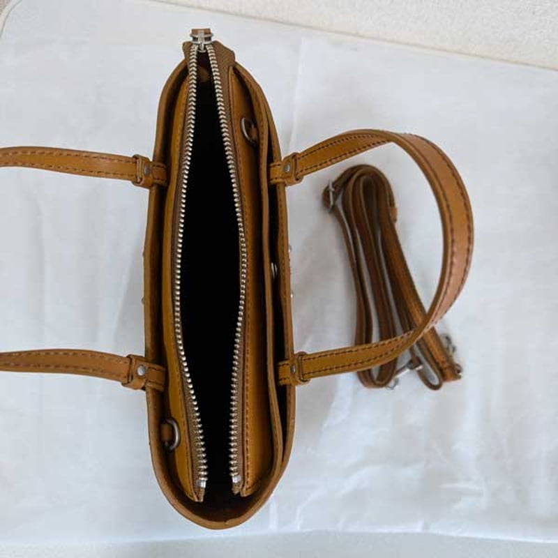 本革 ショルダーバッグ スタッズ 2way トートバッグ 日本製 | beFine