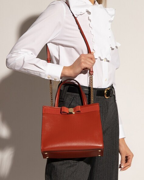 Ferragamo ヴァラ リボン トートバッグ ショルダーバッグ | beFine