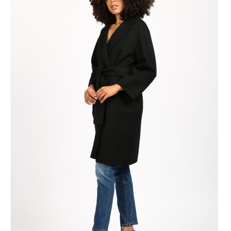 S Max Mara ARONAダブルフェイスコート S MAX MARA ARONA ダブルフェイス ウールコート ベルトコート