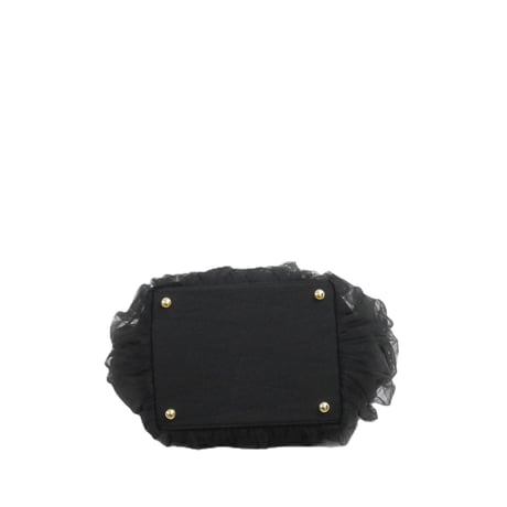 チュールバッグ BLACK / S