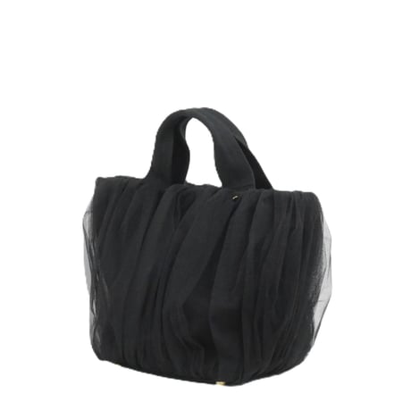 チュールバッグ BLACK / S