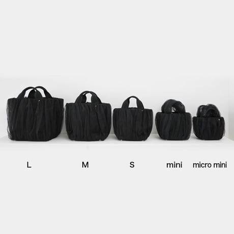 チュールバッグ  BLACK / micro mini