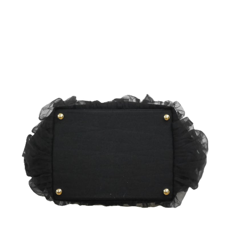 新品　RUMIMUR チュール　バッグ　ブラック ルミムル【RUMIMUR】 / チュールバッグ BLACK / L