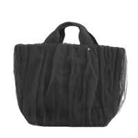 チュールバッグ  BLACK / L