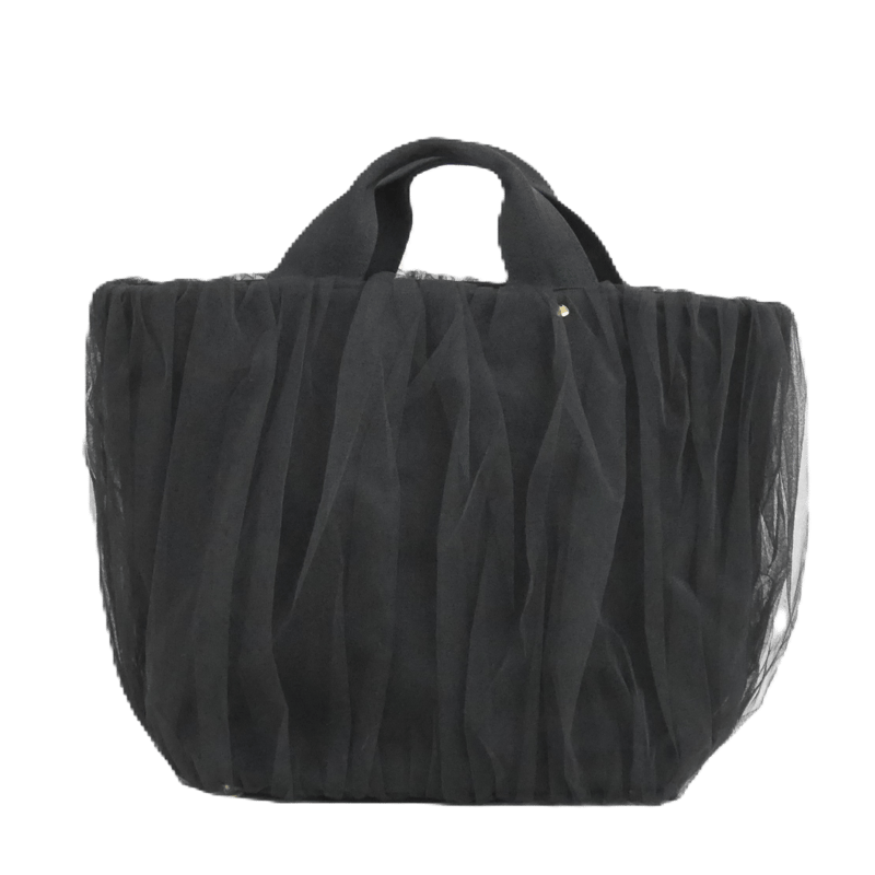 新品　RUMIMUR チュール　バッグ　ブラック ルミムル【RUMIMUR】 / チュールバッグ BLACK / L