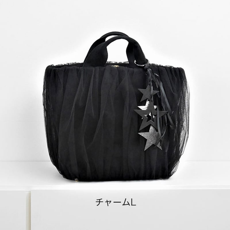チュールバッグ BLACK / L | 【RUMIMUR】ルミムル