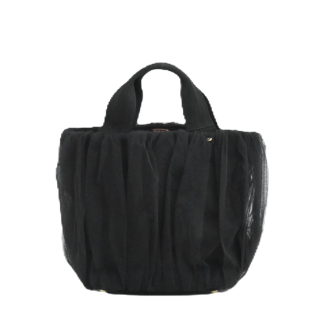 新品　RUMIMUR チュール　バッグ　ブラック ルミムル【RUMIMUR】 / チュールバッグ BLACK / L
