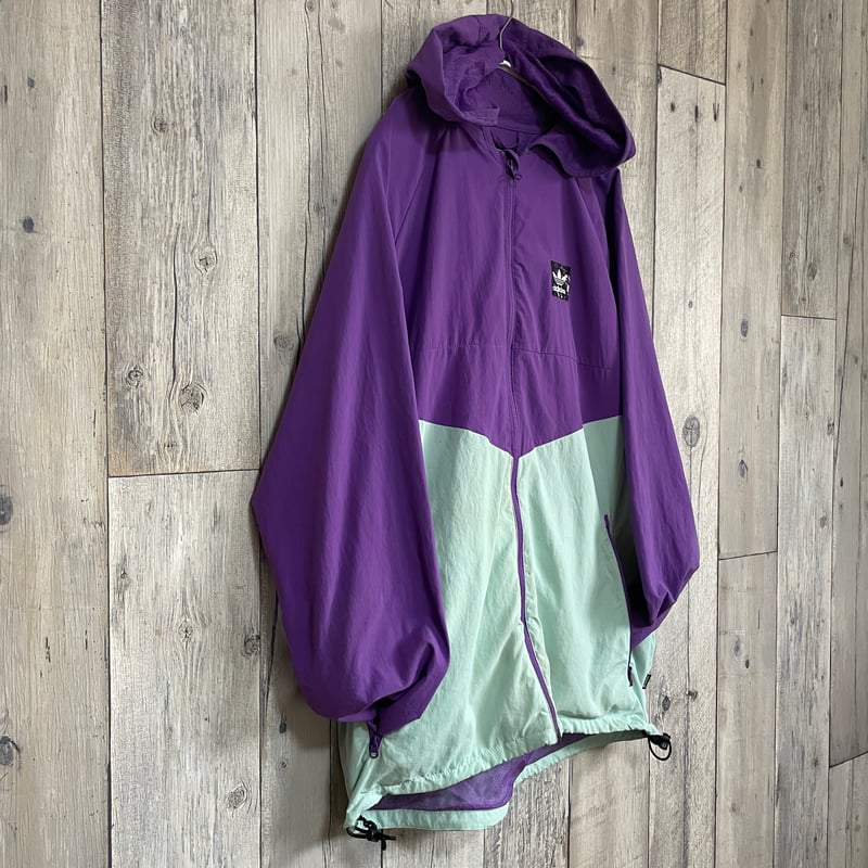 adidas ナイロンジップパーカー メンズ【25-0173】 | 古着屋のんちゃん