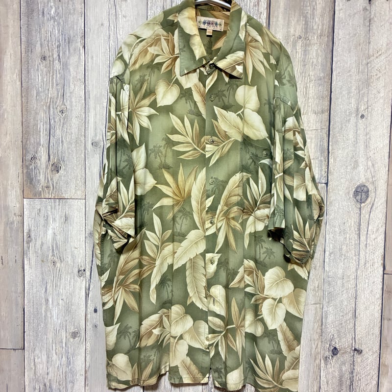MODA CLASSICA アロハシャツ インドネシア製 XLサイズ 古着 半袖 MODA CLASSICA アロハシャツ インドネシア製 XLサイズ 古着 半袖