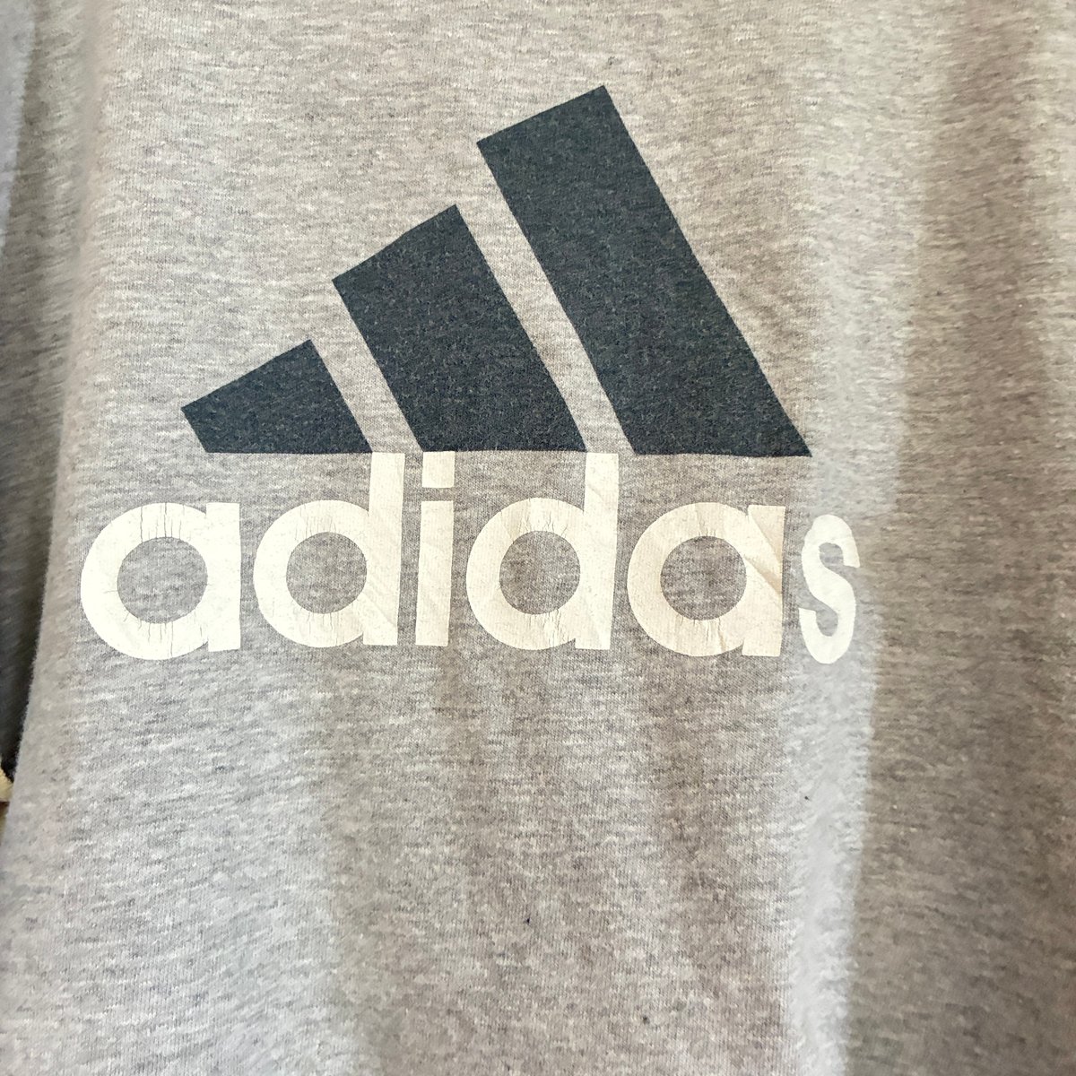 リメイク❣adidas フリル付Tシャツ 半袖 ショート丈【R-0022】 | 古着