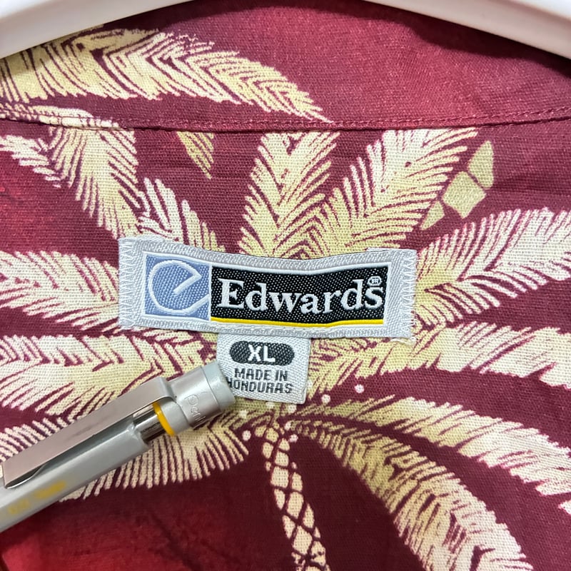 Edwards アロハシャツ 総柄 ヤシの木【25-0367】 | 古着屋のんちゃん