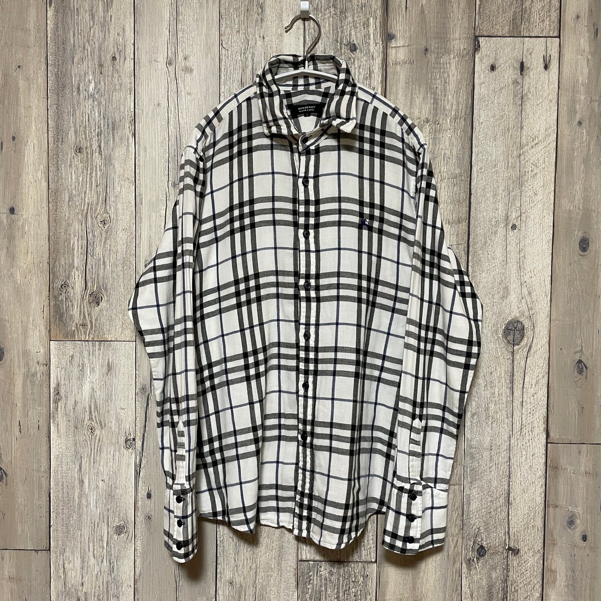 BURBERRY BLACKLABELチェックシャツ メンズ【25-0099】 | 古着屋のんちゃん