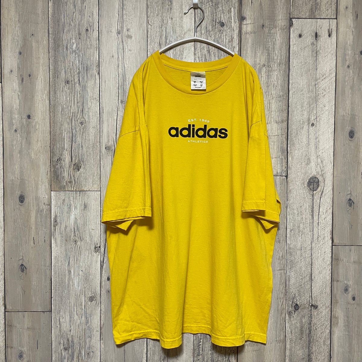 adidas プリントTシャツ ロゴ メンズ【25-0168】 | 古着屋のんちゃん