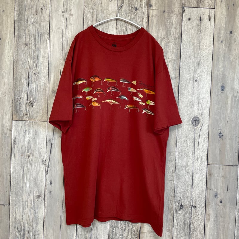 Quiksilver プリントTシャツ ルアー メンズ【25-0146】 | 古着屋のんちゃん